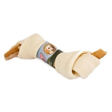 SCOOCHIE PET PRODUCTS 4 5 in Knotted Rawhide Bone With Band  UPC 11R